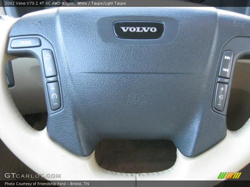 White / Taupe/Light Taupe 2002 Volvo V70 2.4T XC AWD Wagon