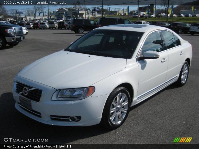 Ice White / Anthracite 2010 Volvo S80 3.2