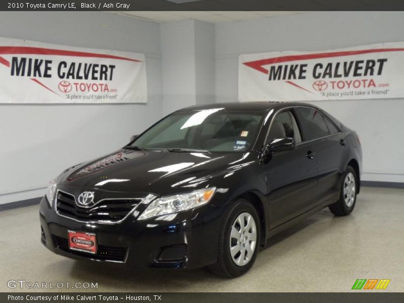 Black / Ash Gray 2010 Toyota Camry LE