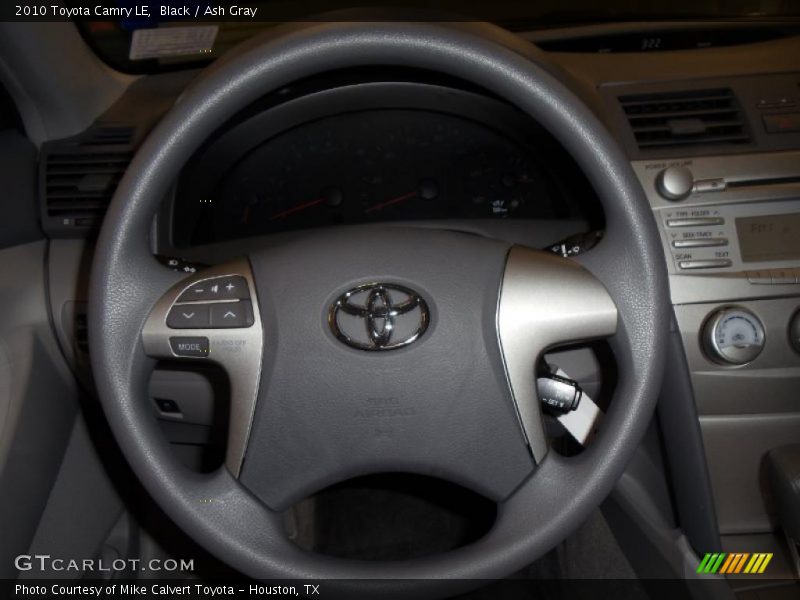 Black / Ash Gray 2010 Toyota Camry LE