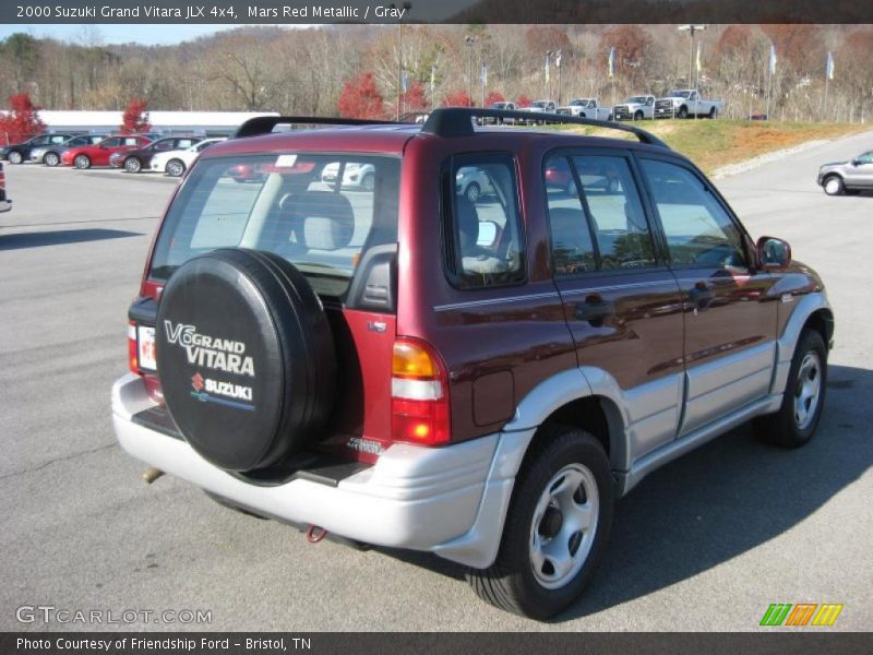 Mars Red Metallic / Gray 2000 Suzuki Grand Vitara JLX 4x4