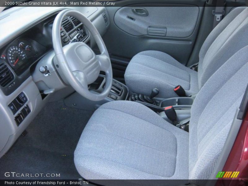  2000 Grand Vitara JLX 4x4 Gray Interior