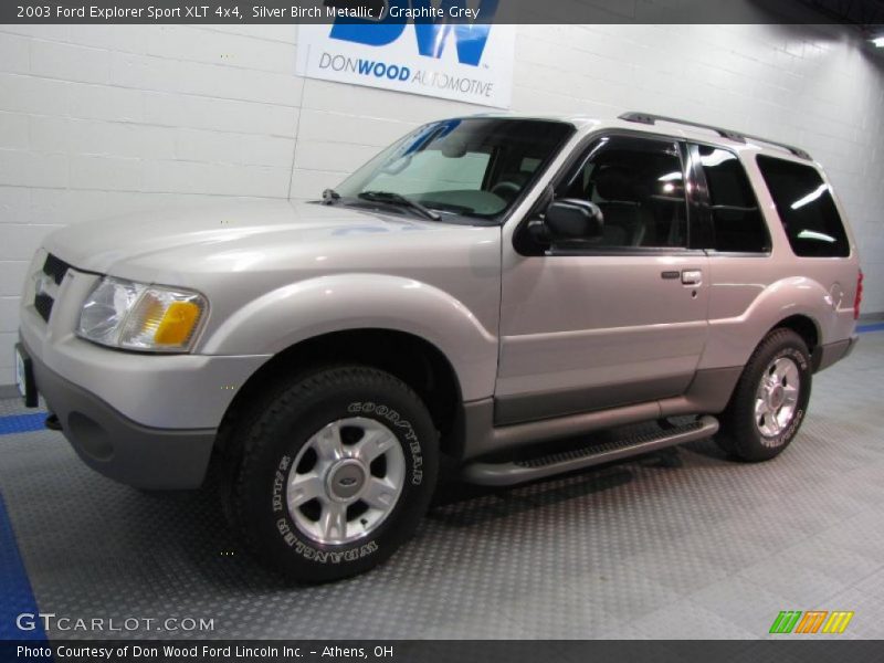 Silver Birch Metallic / Graphite Grey 2003 Ford Explorer Sport XLT 4x4
