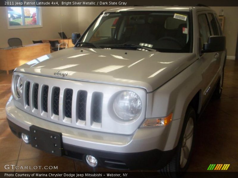 Bright Silver Metallic / Dark Slate Gray 2011 Jeep Patriot Latitude 4x4