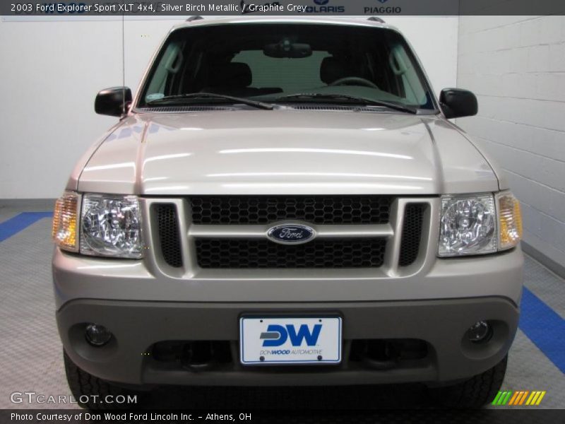 Silver Birch Metallic / Graphite Grey 2003 Ford Explorer Sport XLT 4x4