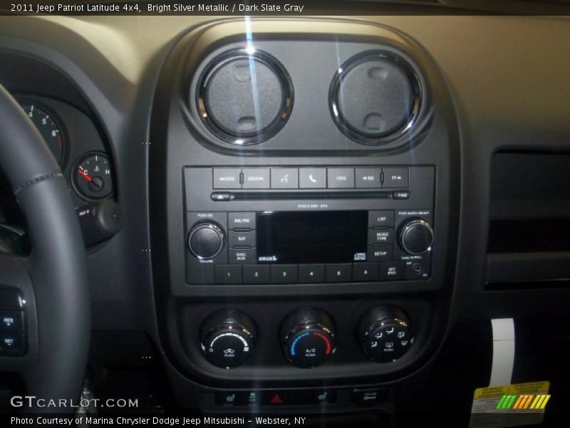 Bright Silver Metallic / Dark Slate Gray 2011 Jeep Patriot Latitude 4x4