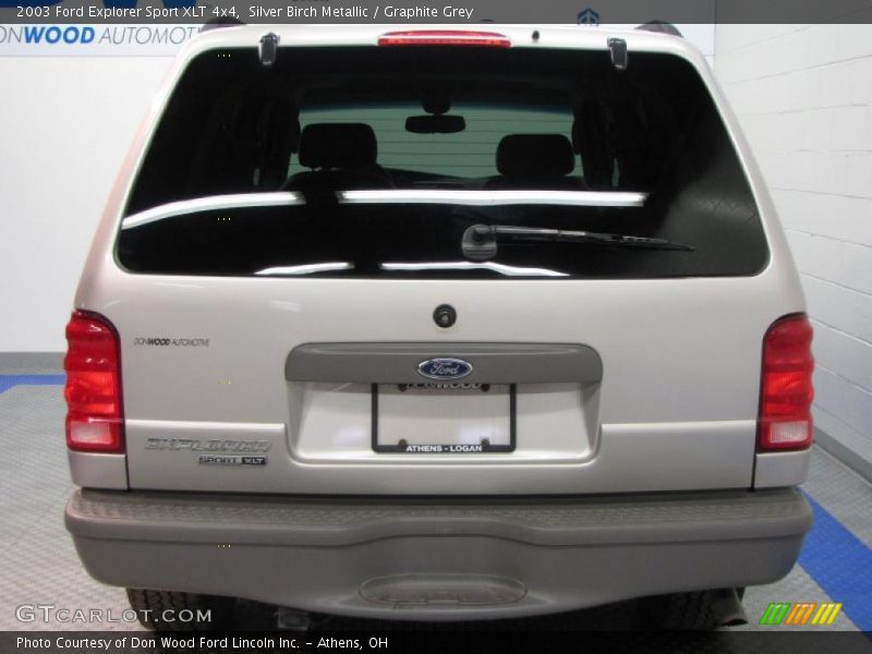 Silver Birch Metallic / Graphite Grey 2003 Ford Explorer Sport XLT 4x4