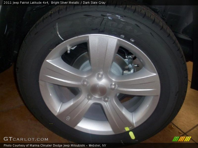 Bright Silver Metallic / Dark Slate Gray 2011 Jeep Patriot Latitude 4x4