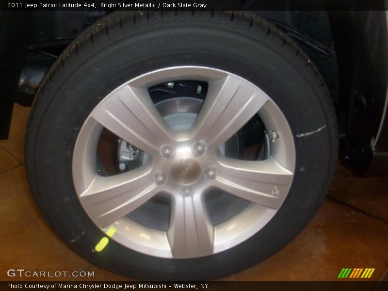 Bright Silver Metallic / Dark Slate Gray 2011 Jeep Patriot Latitude 4x4
