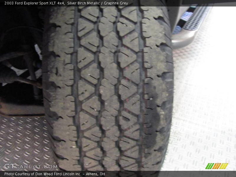 Silver Birch Metallic / Graphite Grey 2003 Ford Explorer Sport XLT 4x4