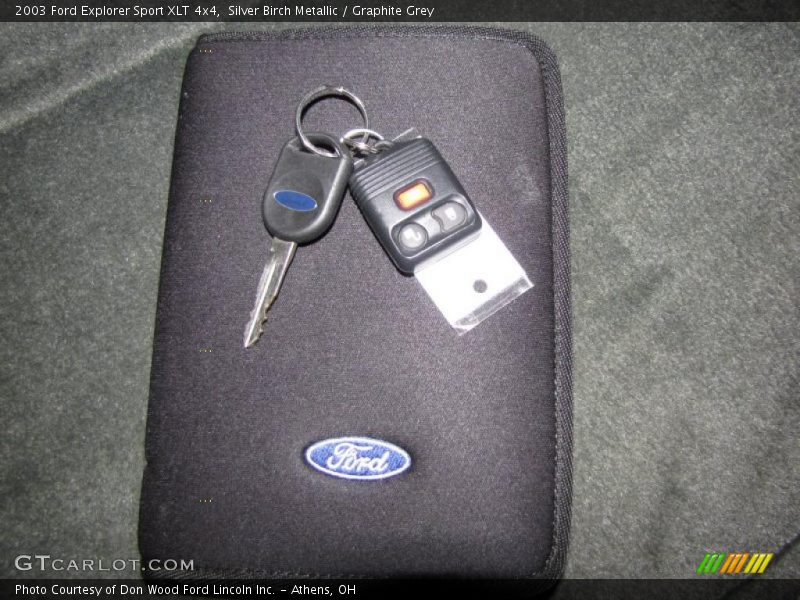 Silver Birch Metallic / Graphite Grey 2003 Ford Explorer Sport XLT 4x4