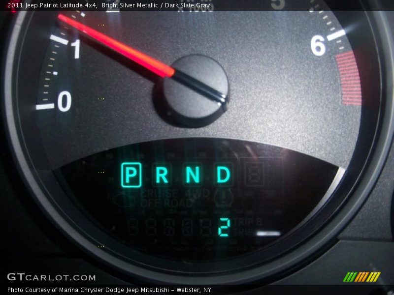 Bright Silver Metallic / Dark Slate Gray 2011 Jeep Patriot Latitude 4x4