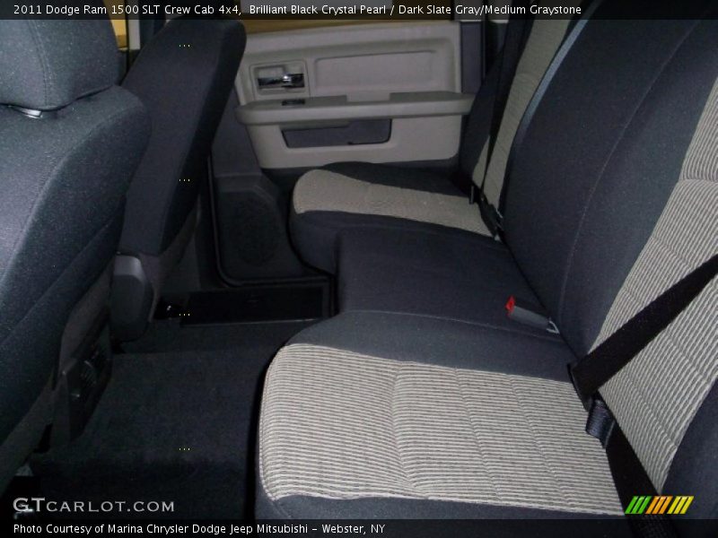 Brilliant Black Crystal Pearl / Dark Slate Gray/Medium Graystone 2011 Dodge Ram 1500 SLT Crew Cab 4x4