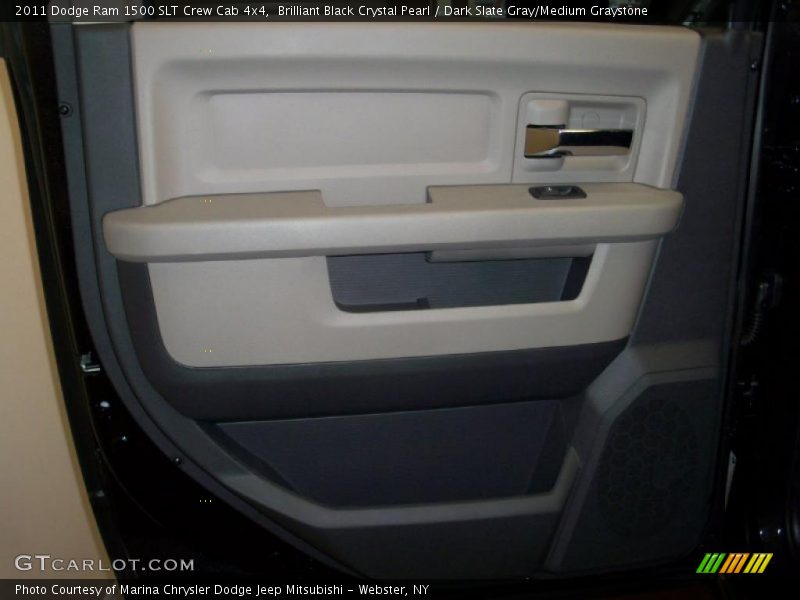 Brilliant Black Crystal Pearl / Dark Slate Gray/Medium Graystone 2011 Dodge Ram 1500 SLT Crew Cab 4x4