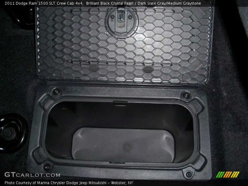 Brilliant Black Crystal Pearl / Dark Slate Gray/Medium Graystone 2011 Dodge Ram 1500 SLT Crew Cab 4x4
