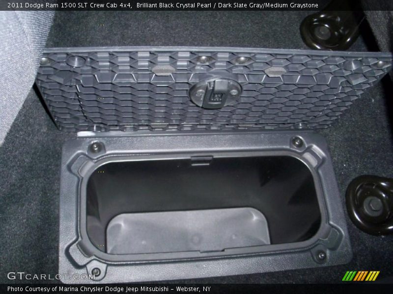 Brilliant Black Crystal Pearl / Dark Slate Gray/Medium Graystone 2011 Dodge Ram 1500 SLT Crew Cab 4x4