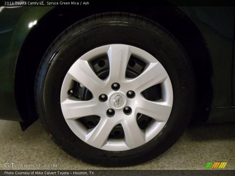 Spruce Green Mica / Ash 2011 Toyota Camry LE