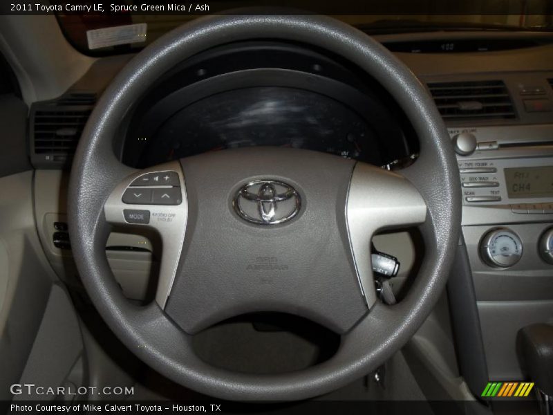 Spruce Green Mica / Ash 2011 Toyota Camry LE