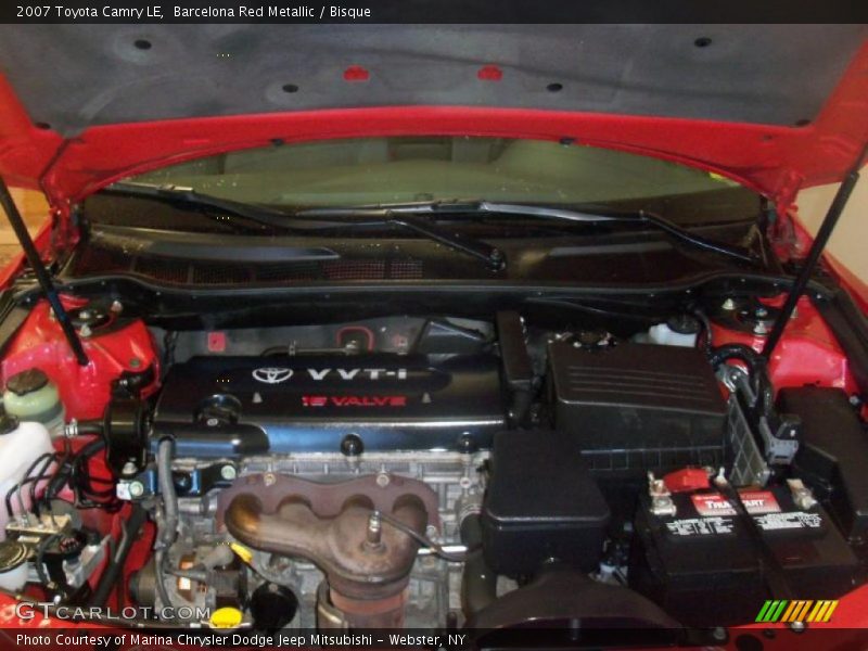 Barcelona Red Metallic / Bisque 2007 Toyota Camry LE