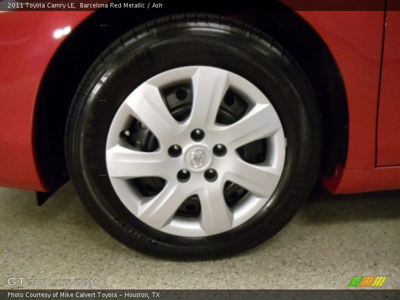 Barcelona Red Metallic / Ash 2011 Toyota Camry LE