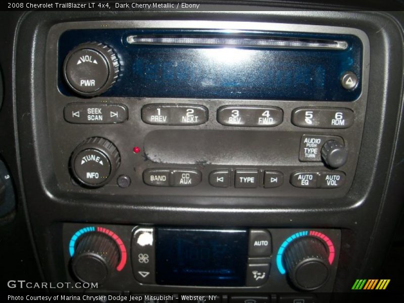 Dark Cherry Metallic / Ebony 2008 Chevrolet TrailBlazer LT 4x4