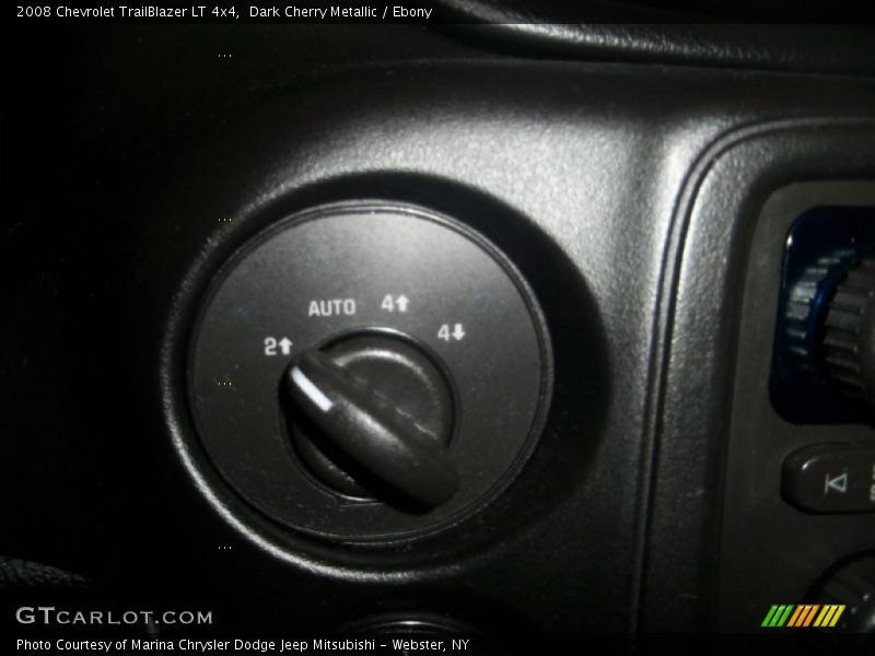 Dark Cherry Metallic / Ebony 2008 Chevrolet TrailBlazer LT 4x4