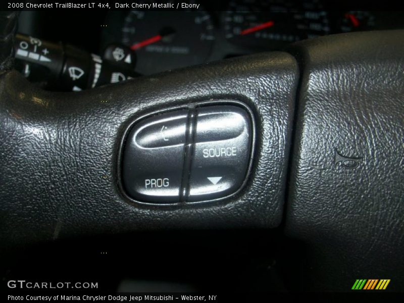 Dark Cherry Metallic / Ebony 2008 Chevrolet TrailBlazer LT 4x4
