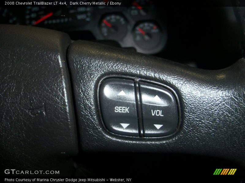 Dark Cherry Metallic / Ebony 2008 Chevrolet TrailBlazer LT 4x4