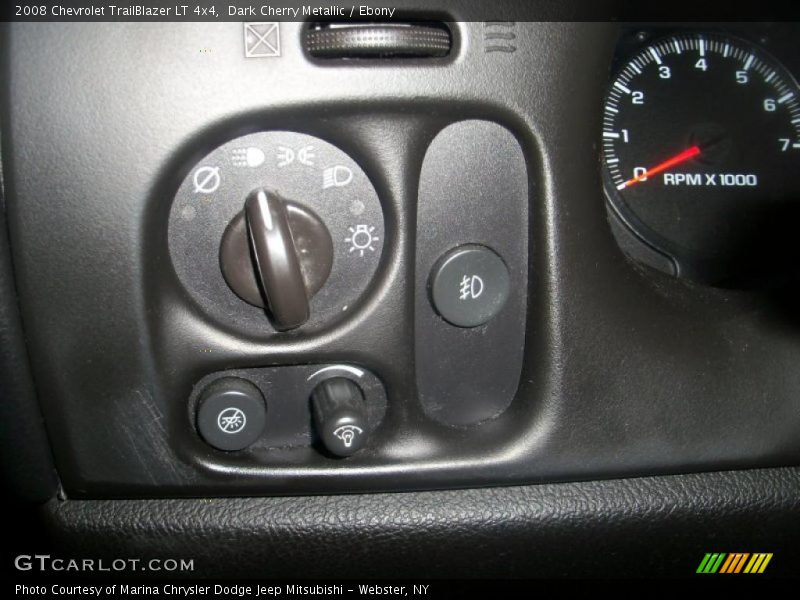 Dark Cherry Metallic / Ebony 2008 Chevrolet TrailBlazer LT 4x4