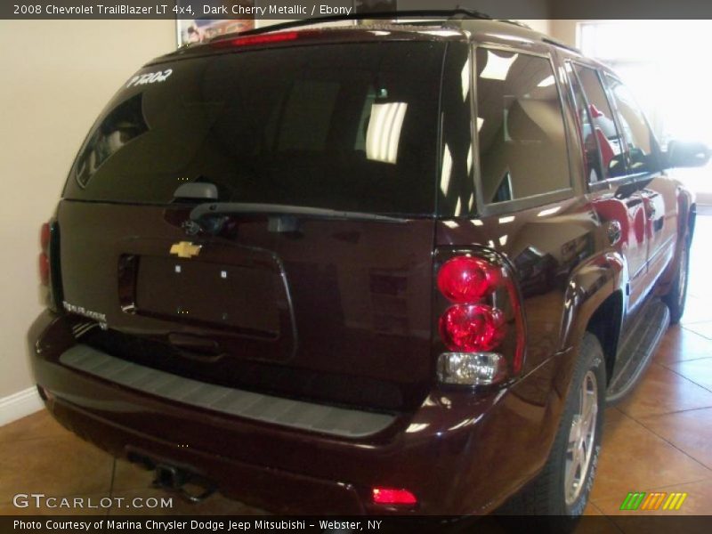 Dark Cherry Metallic / Ebony 2008 Chevrolet TrailBlazer LT 4x4