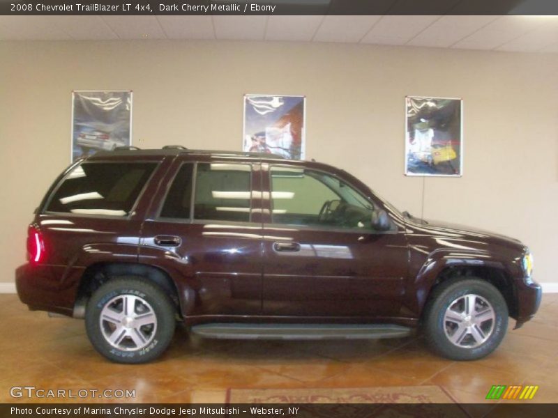 Dark Cherry Metallic / Ebony 2008 Chevrolet TrailBlazer LT 4x4