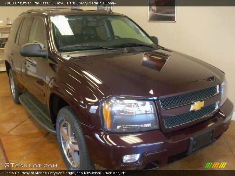 Dark Cherry Metallic / Ebony 2008 Chevrolet TrailBlazer LT 4x4