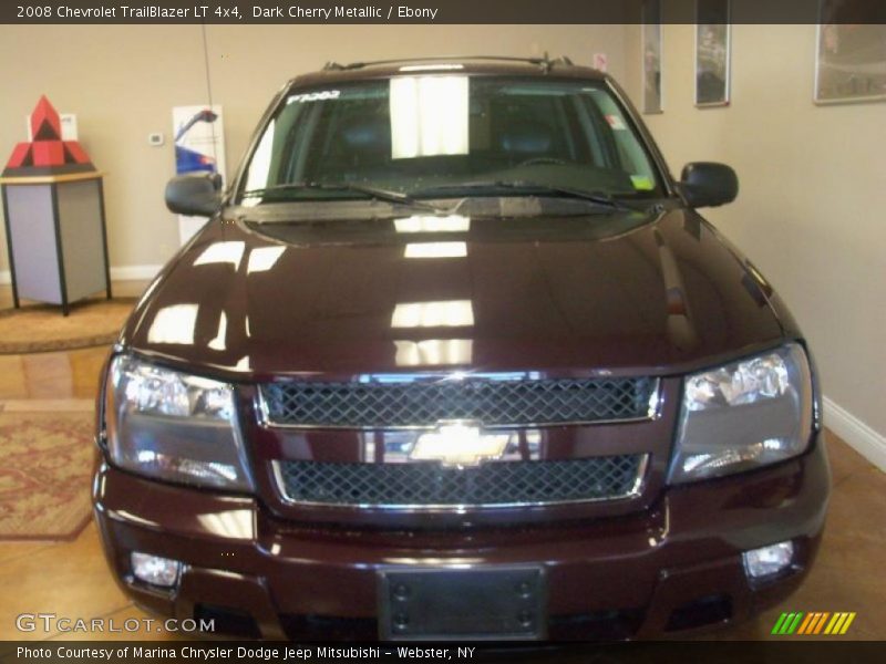 Dark Cherry Metallic / Ebony 2008 Chevrolet TrailBlazer LT 4x4