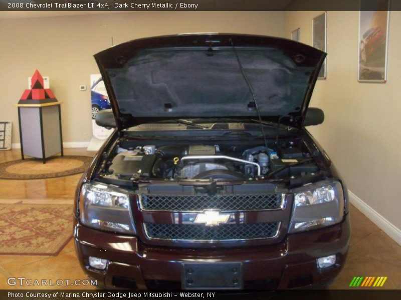 Dark Cherry Metallic / Ebony 2008 Chevrolet TrailBlazer LT 4x4