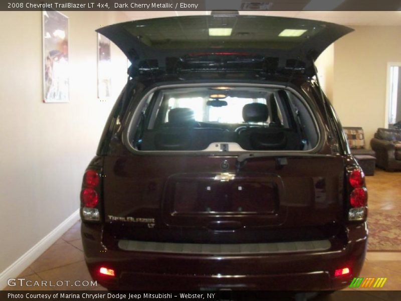 Dark Cherry Metallic / Ebony 2008 Chevrolet TrailBlazer LT 4x4