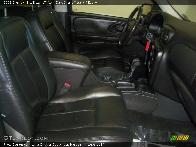 Dark Cherry Metallic / Ebony 2008 Chevrolet TrailBlazer LT 4x4