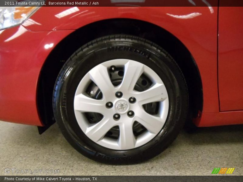 Barcelona Red Metallic / Ash 2011 Toyota Camry LE