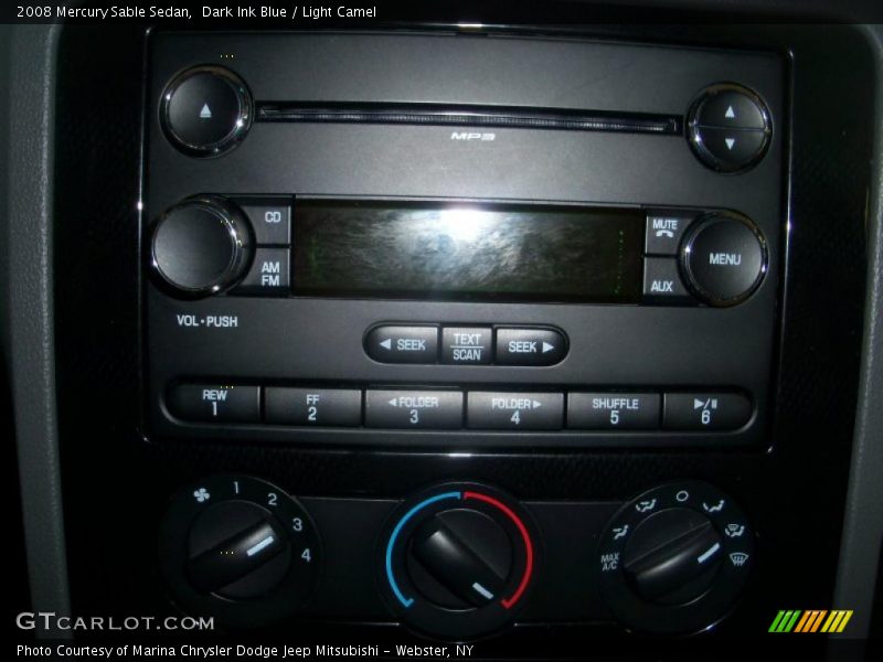 Dark Ink Blue / Light Camel 2008 Mercury Sable Sedan