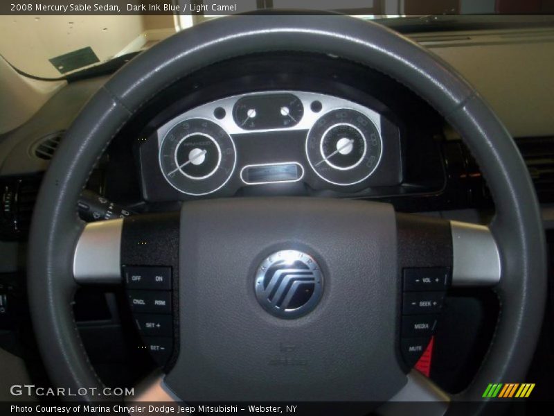 Dark Ink Blue / Light Camel 2008 Mercury Sable Sedan