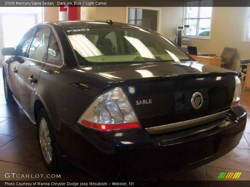 Dark Ink Blue / Light Camel 2008 Mercury Sable Sedan