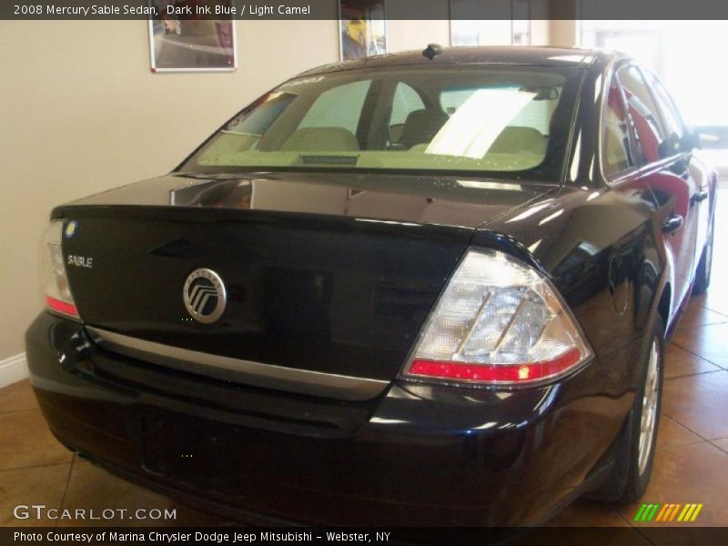 Dark Ink Blue / Light Camel 2008 Mercury Sable Sedan