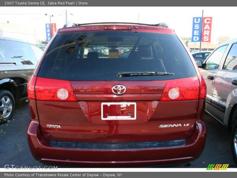 Salsa Red Pearl / Stone 2007 Toyota Sienna CE