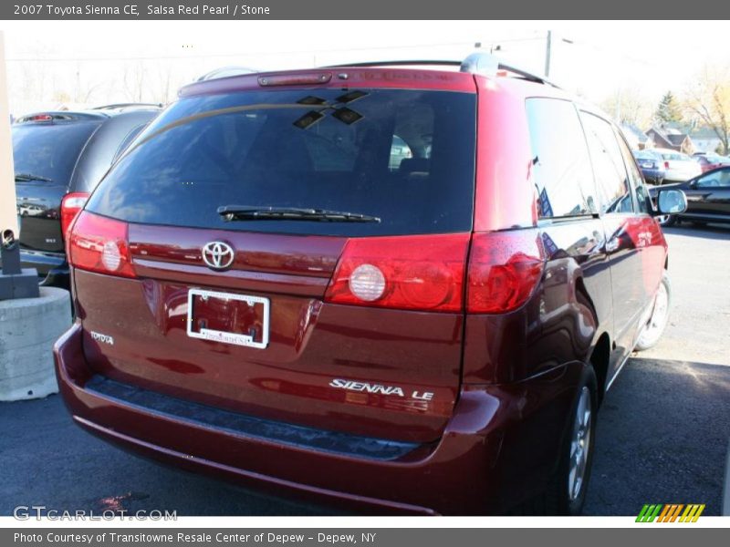 Salsa Red Pearl / Stone 2007 Toyota Sienna CE