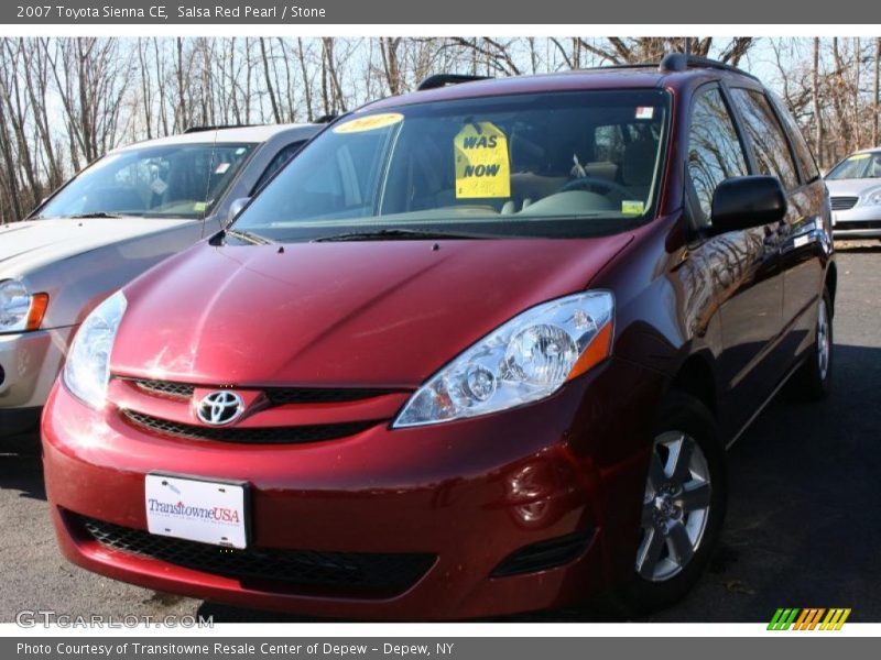 Salsa Red Pearl / Stone 2007 Toyota Sienna CE