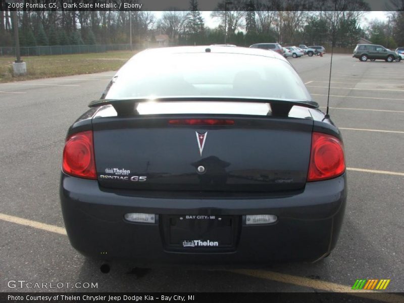 Dark Slate Metallic / Ebony 2008 Pontiac G5