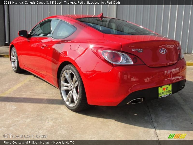  2011 Genesis Coupe 3.8 R Spec Tsukuba Red