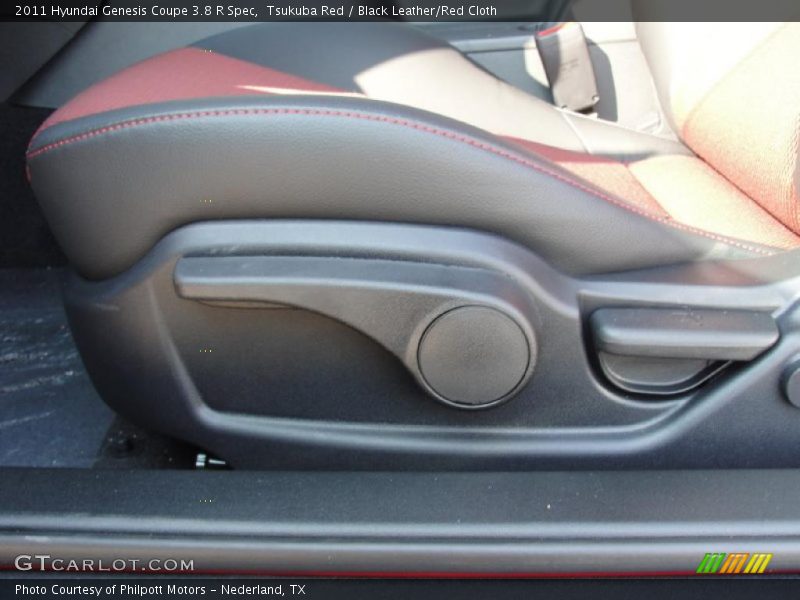  2011 Genesis Coupe 3.8 R Spec Black Leather/Red Cloth Interior