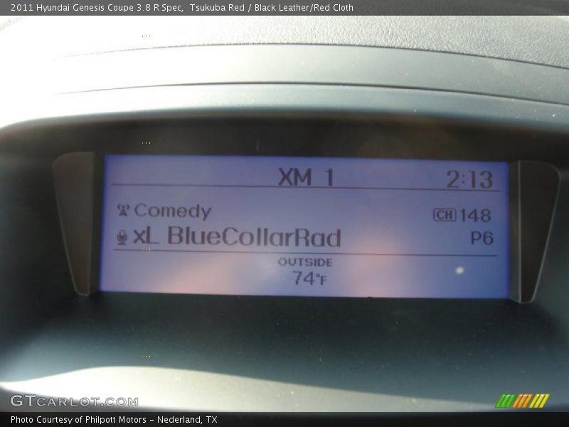Controls of 2011 Genesis Coupe 3.8 R Spec
