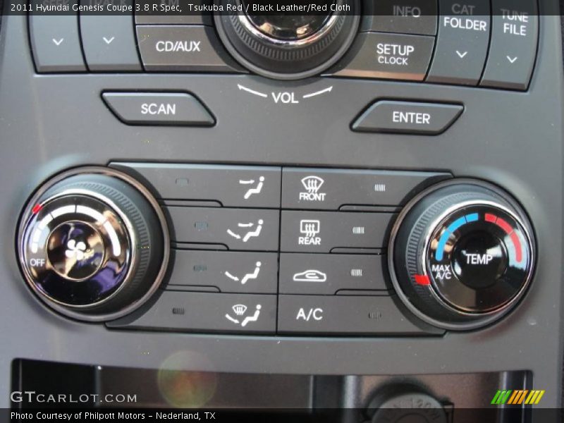 Controls of 2011 Genesis Coupe 3.8 R Spec