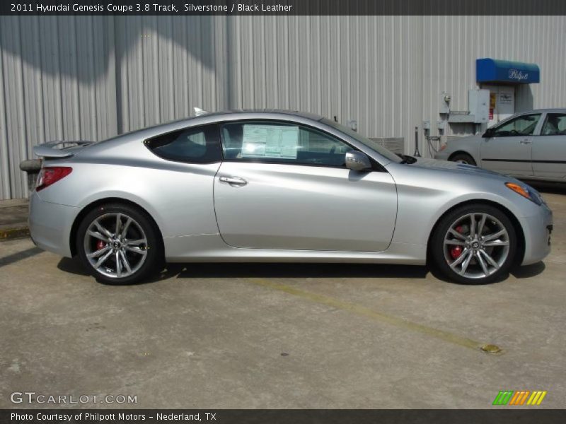 Silverstone / Black Leather 2011 Hyundai Genesis Coupe 3.8 Track